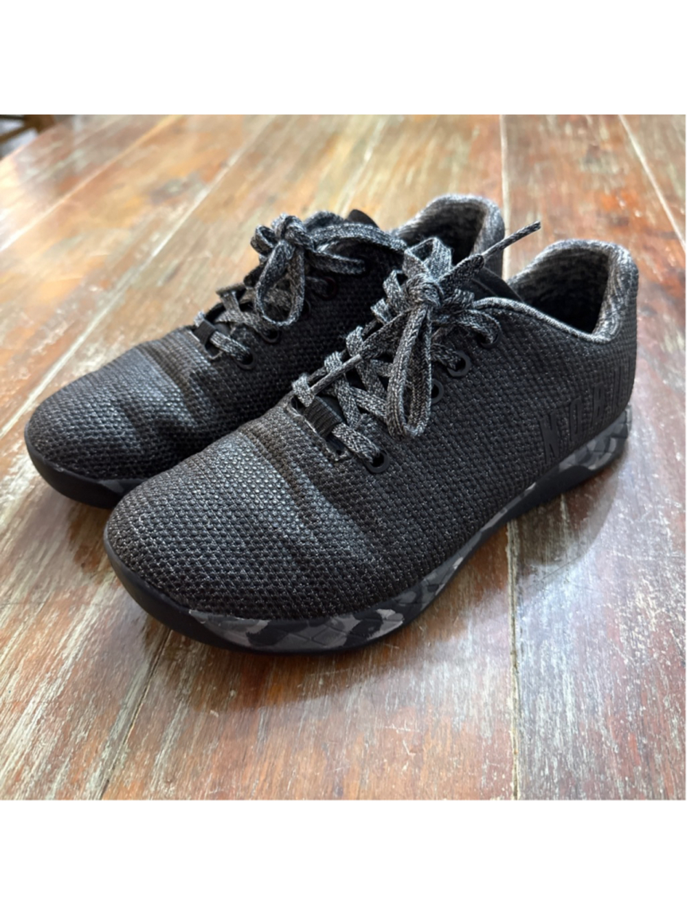 NOBULL Black Gray Camo Athletic Shoes Womens Size 7